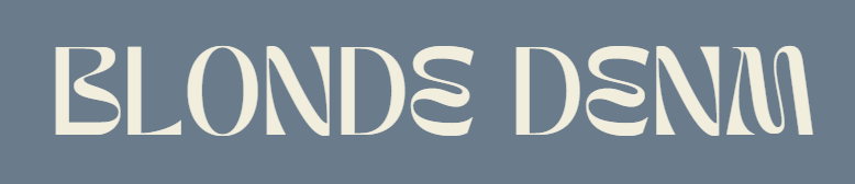 The BlondeDenm wordmark